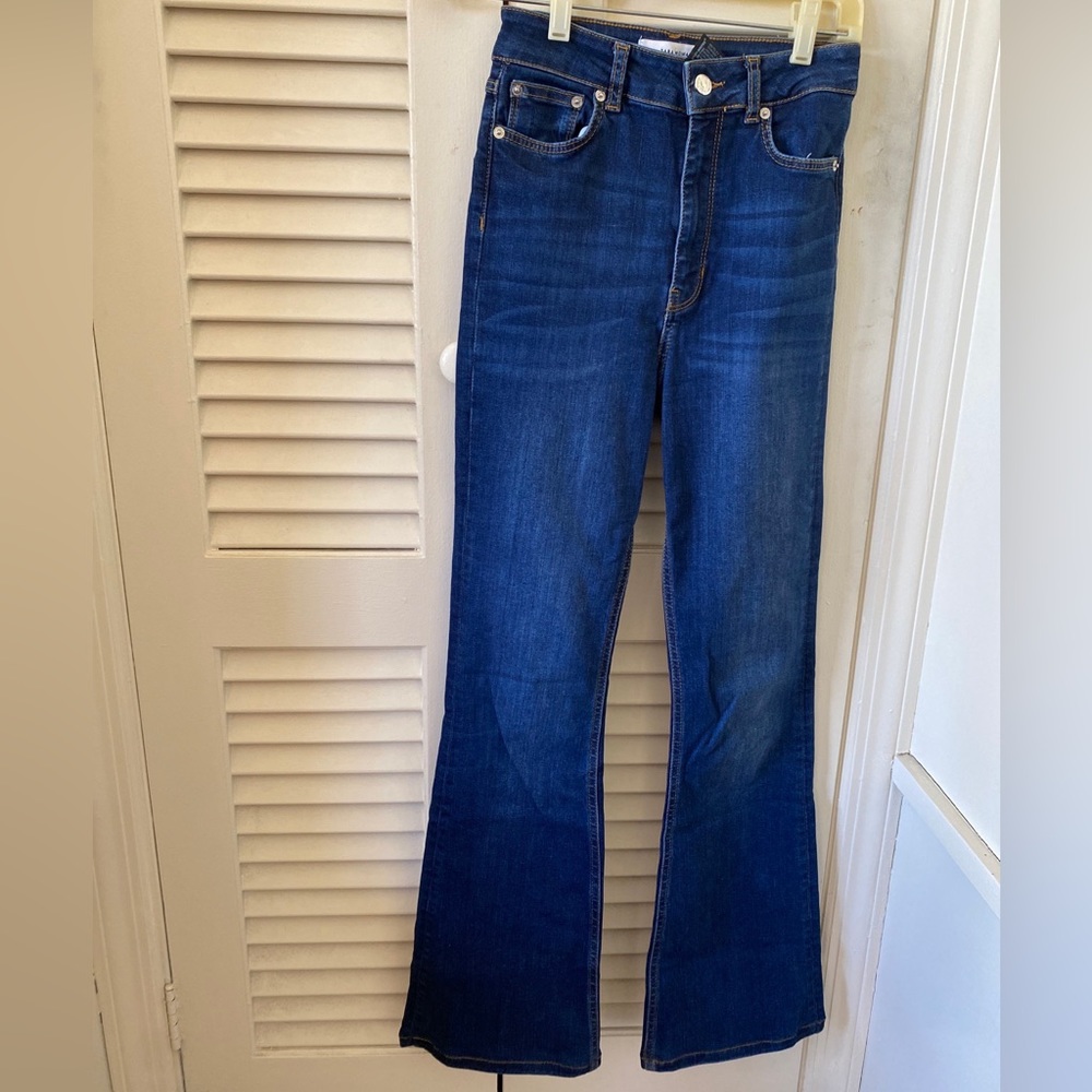Zara Skinny Flared Jeans - Size 2
